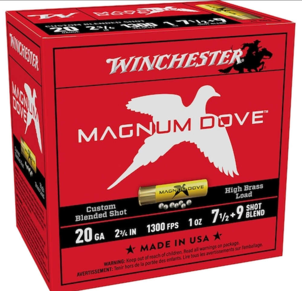 Ammunition Winchester Ammunition MAGNUM DOVE 20Gauge2.75" WIN MGNM DOVE 20GA 2.75" #7.5 25/250